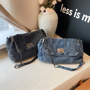 2026 Summer New Fashion Nylon Chain Tote <b>Bag</b> Large Capacity Shoulder <b>Messenger</b> <b>Bag</b> Polyester Magnetic Clasp Women Wholesale - Product Image 3
