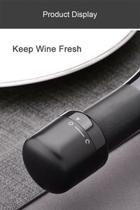 SP-019 Cheap Rotate Locking Cork Mini Airtight Leak-Proof Sparkling Red <b>Wine</b> VACUUM Bottle <b>Stopper</b> - Product Image 3