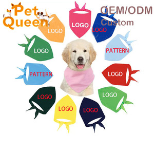 Sapu Tangan Anjing Polos Berbahan Polyester dengan Cetak Kustom, Sapu Tangan Hewan Peliharaan Polos dengan Cetak Digital Cocok untuk Anjing Berbagai Ukuran - Product Image 5