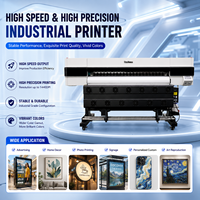 Impresora de inyección de tinta de gran formato para imprimir vinilos, pancartas flexibles, plotter, impresora eco solvente i3200 para cabezales Epson