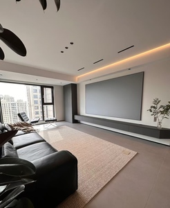 Mobile TV Moderno da Parete <span class=keywords><strong>in</strong></span> Legno con Illuminazione LED e Spazio di Archiviazione per <span class=keywords><strong>Soggiorno</strong></span>, Camera da Letto e Ufficio - Product Image 6