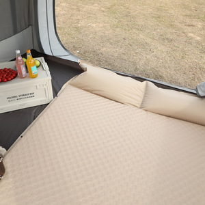 <span class=keywords><strong>Matelas</strong></span> de camping auto-gonflant d'extérieur en PVC épais avec oreiller, imperméable et portable pour la randonnée et le pique-nique – Confort optimal - Product Image 2