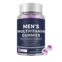 Julong OEM Hommes Multivitamines Gommes remplies de liquide Sans sucre Adulte Multivitamines de soutien Multivitamines Minéraux pour l'énergie de la peau