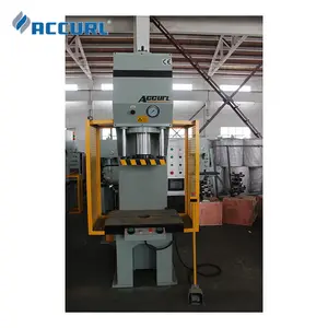 63 ton C frame metal punching hydraulic press hydraulic hole punching machine for straightening