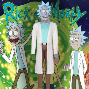 Disfraz de Rick y Morty de Manyusha, Pantalones y Top, Unisex para Adultos, Cosplay de TV y Cine, Verano 2025 - Product Image 1