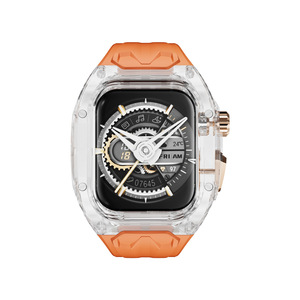 สายซิลิโคนพร้อมเคสสำหรับ <span class=keywords><strong>Apple</strong></span> <span class=keywords><strong>Watch</strong></span> 41มม. 40มม. สำหรับ iWatch <span class=keywords><strong>Series</strong></span> 9 8 <span class=keywords><strong>7</strong></span> SE สายกีฬาผู้ชายผู้หญิงพร้อมตัวป้องกันกันชน - Product Image 6