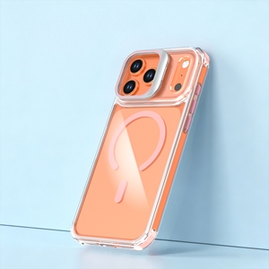 Magnetic Transparent Phone Case for iPhone 17 Pro Max TPU <b>PC</b> Shockproof Cover <b>Wireless</b> Charging Case - Product Image 3
