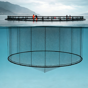 Cage flottante en filet haute pression à mailles fines en PEHD pour l'élevage de jeunes poissons - Product Image 4