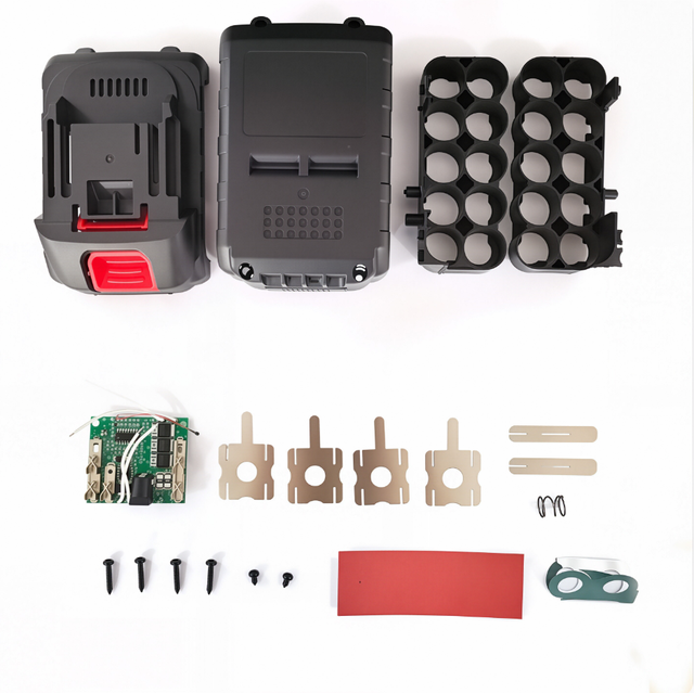 Electric Drill Wrench Battery Case with BMS 21V Battery Charging protection PCB Board Housings Kit for Power Tool Battery Pack