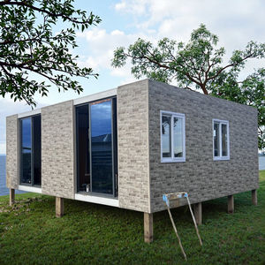 Rumah Kontainer Baja Prefab 20ft 2 Kamar Tidur, Apartemen Modular Lepas Pasang Desain Industrial Buatan Cina - Product Image 4