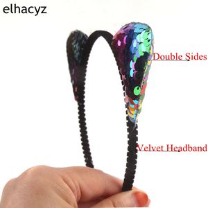 चमकदार डबल पक्षीय प्रतिवर्ती काले मखमली हेयरबैंड के साथ प्यारा डबल पक्षीय प्रतिवर्ती काले मखमली हेयरबैंड - Product Image 6