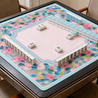 Alas Mahjong Karet Alam Anti Selip Peredam Kebisingan Dapat Dicuci Kaki Baja Tahan Karat Ramah Lingkungan Tahan Lama 800x800mm