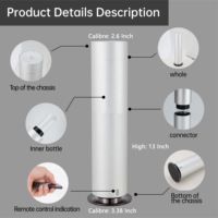 Diffuseur d'huiles parfumées intelligent personnalisé, sans eau, électrique, portable, pour la maison et l'hôtel, télécommande en français
