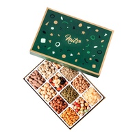 Boîte d'emballage de noix de Noël de luxe Boîtes de papier d'emballage avec couvercle Chocolat Alimentaire Carton Papier cadeau Boîtes à gâteaux de mariage Boîte à gâteaux de lune