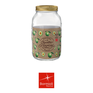 โถแก้ว Bormioli Rocco 4 Stagioni ขนาด 3.8 ลิตร สูง 26 ซม. เส้นผ่านศูนย์กลาง 16 ซม. ไม่มีฝาปิด - Product Image 4