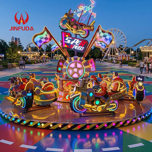 Nuevo Diseño de Atracciones para Parques de Diversiones, Fabricante de Juegos Familiares, Juegos de Motocicletas Whirlwind en Venta - Product Image 3