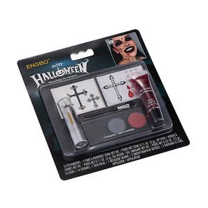 Kit de <span class=keywords><strong>maquillage</strong></span> d'<span class=keywords><strong>Halloween</strong></span> Pack de fête de famille comprenant un <span class=keywords><strong>maquillage</strong></span> de costume en gel sanguin - Product Image 4