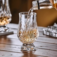 Gelas Kristal Mewah Berkualitas Tinggi untuk Anggur dan Whiskey, Gelas Shot Profesional untuk Penggunaan di Rumah