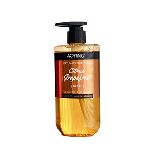 Gel de ducha hidratante orgánico Aoying Wholesale con aceite de almendras vegano, colágeno, vitamina C y perfume antienvejecimiento para mujeres. - Product Image 2