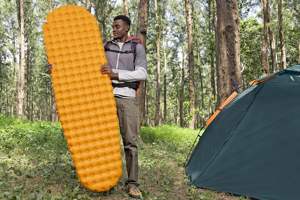 <span class=keywords><strong>Bestway</strong></span> 69643 Ultraligero Inflable Camping Sleeping Pad RidgeLite Aislado Regular Mummy Sleeping Air Pad - Product Image 3