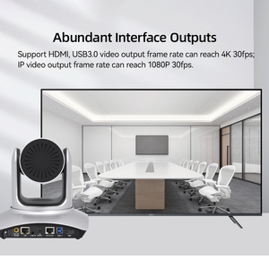 JJTS kato système de vidéoconférence à distance ip h dmi caméra ptz zoom 20x usb 3.0 4k caméra de visioconférence - Product Image 3