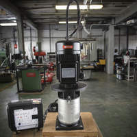 Pompe centrifuge verticale multi-étages COD2-30 haute pression 0,3 MPa, moteur en acier inoxydable, refroidissement de machine CNC, certifiée CE, SAA, CCC, RoHS