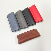 Étui à lunettes rétro et compact fait main