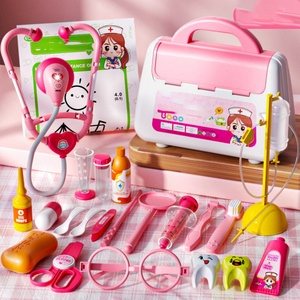 Children's Pretend Play Medical Backpack Storage Box Injection Play House <b>Toy</b> <b>Set</b> Simulation Medicine Box - Product Image 4