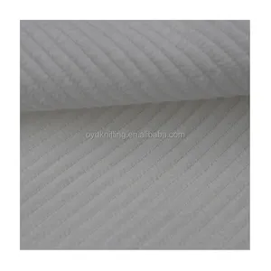 新设计免费样品100% 涤纶灯芯绒面料白色面料印花条纹天鹅绒面料沙发