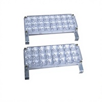 Luz Estroboscópica de Advertencia Cuadrada LED de Alto Brillo, Luz Intermitente Roja y Azul para Caseta de Seguridad, Ambulancia
