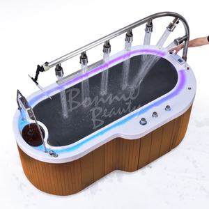 Cama de Masaje con Chorros de Agua BonnieBeauty, Cama de Spa con Hidromasaje, Ducha Vicky de Acrílico Usada para Centros de Spa y Masajes - Product Image 1
