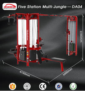 Stazione Multi-Jungle Commerciale a 5 Postazioni – Attrezzatura Professionale Robusta per Allenamento Fitness a 5 Stazioni - Product Image 3