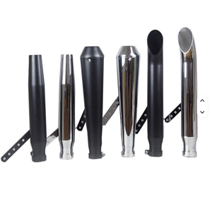 Kim Loại Mới xe máy ống xả mufflers đảo ngược hình nón ống loa trượt khung cho cho xe đạp harl Cafe racer Bobber Chopper - Product Image 6