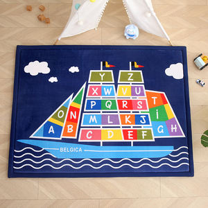 厚手のコーラルフリースメモリーフォームプリントベビープレイペンジムプレイマット日本の畳カーペット子供用 - Product Image 3