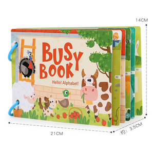 2025 Nuevo Set de Libros Sensoriales Montessori de Fieltro Silencioso con Rompecabezas 3D, Juegos de Emparejamiento y Libros Educativos con Imágenes - Product Image 6