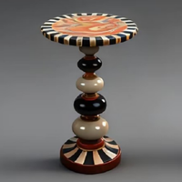 Table basse personnalisable pour salon, table basse en fibre de verre, table d'appoint, table à thé en fibre de verre d'origine usine