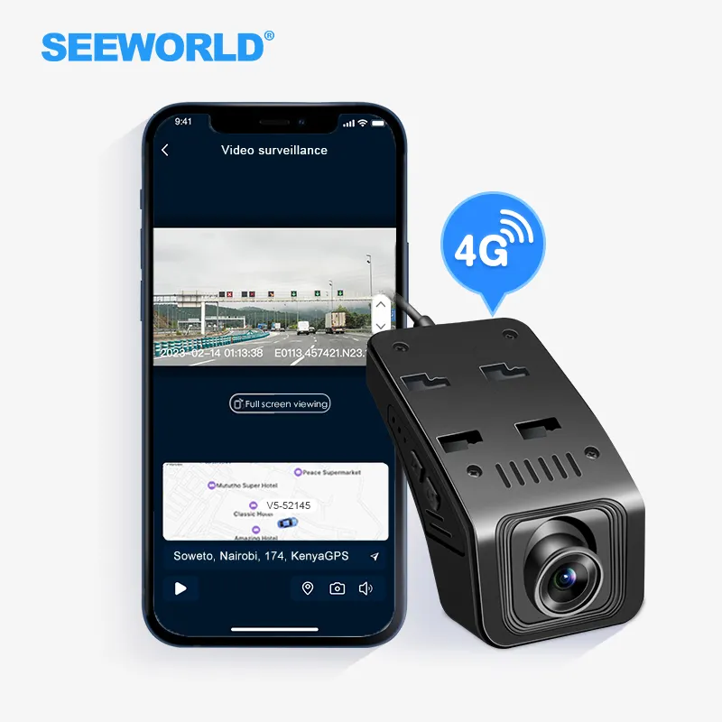 SEEWORLD V5 Multi-function GPS Tracking Camera Easily Installed Hidden Dashcams With Cloud Storage Mini Truck Dash Cam