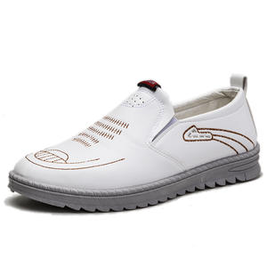 Zapatillas Deportivas Casuales para Hombre, Parte Superior de PU, Suela de Goma, Sin Cordones, Ligeras, Transpirables, Combinan con Todo, Zapatos para Caminar a la Moda - Product Image 1