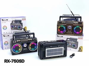 Nouveau panneau solaire FM/TV/AM/SW 4 bandes Batterie intégrée Haut-parleur <span class=keywords><strong>radio</strong></span> stéréo classique rechargeable vintage - Product Image 6