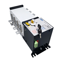 TOMZN 4P 250A ATS PC classe double puissance commutateur de transfert automatique sélecteur électrique 400V AC automatique ou manuel 2 entrées 1 sortie