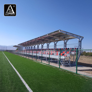 Football Playground Sports Anti UV Metal <strong>Grandstands</strong> with Roof Stadiums Events <strong>Grandstand</strong> Covered <strong>Grandstand</strong> Bleachers Seating - Product Image 1