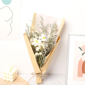 Bouquet de fleurs séchées : Myosotis, roses, marguerites, tournesols – Cadeaux pour petites amies, mariages, Saint-Valentin – Bouquet de fleurs - Product Image 3