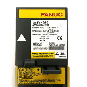 Servoaccionamiento CNC FANUC A06B-6114-H208 Nuevo Original para Centro de Mecanizado, Probado y en Stock - Product Image 1