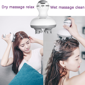 Waterproof Scalp Head Massager Projeto vibratório para o crescimento do cabelo e circulação sanguínea massagem produto - Product Image 6