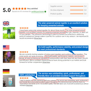 Ультразвуковой отпугиватель животных, птиц и грызунов, устройство для отпугивания птиц, умное оборудование для борьбы с вредителями, производство с сертификатами CE, RoHS, BSCI - Product Image 6