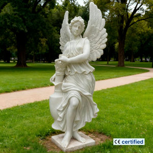 Vida tamanho mármore anjos escultura estátua anjo jardim estátuas anjo para jardim - Product Image 1