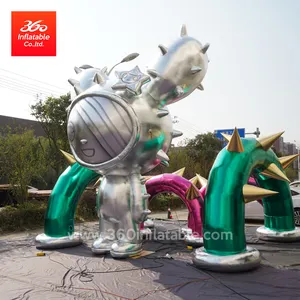 Outdoor Advertising Inflatable Entrance Arch Custom Design Giant Inflatable Sliver Mirror Arches For Event