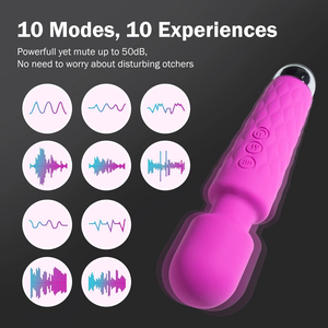 Nouveau stimulateur de mamelons pour femmes, <span class=keywords><strong>masseur</strong></span> du point G, jouet sexuel féminin miniature AV à 10 vitesses, masturbateur <span class=keywords><strong>vibrant</strong></span> puissant - Product Image 2