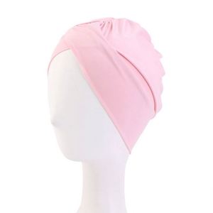 Bonnet de bain turban personnalisé avec logo, élastique, respirant, pour sports de plein air, yoga, plage, fête, réglable - Product Image 3