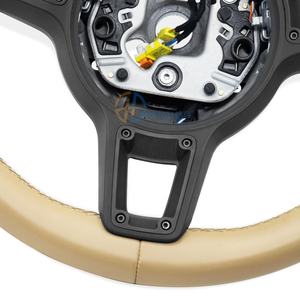 Volante de cuero a <span class=keywords><strong>precio</strong></span> mayorista de fábrica para <span class=keywords><strong>Porsche</strong></span> Cayenne Macan <span class=keywords><strong>Cayman</strong></span> Boxster 718 991 911 Panamera Upgrade - Product Image 4